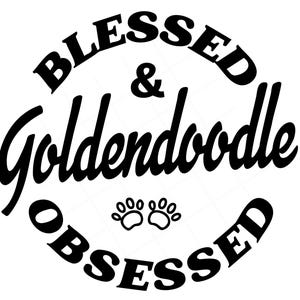 Goldendoodle SVG: Hundeliebhaber Shirt Design, Tassen Aufkleber (digitaler Download)