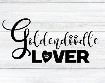 Goldendoodle Lover SVG, Goldendoodle SVG, Goldendoodle Lover Decal SVG - Digital Download - Cricut Cut File