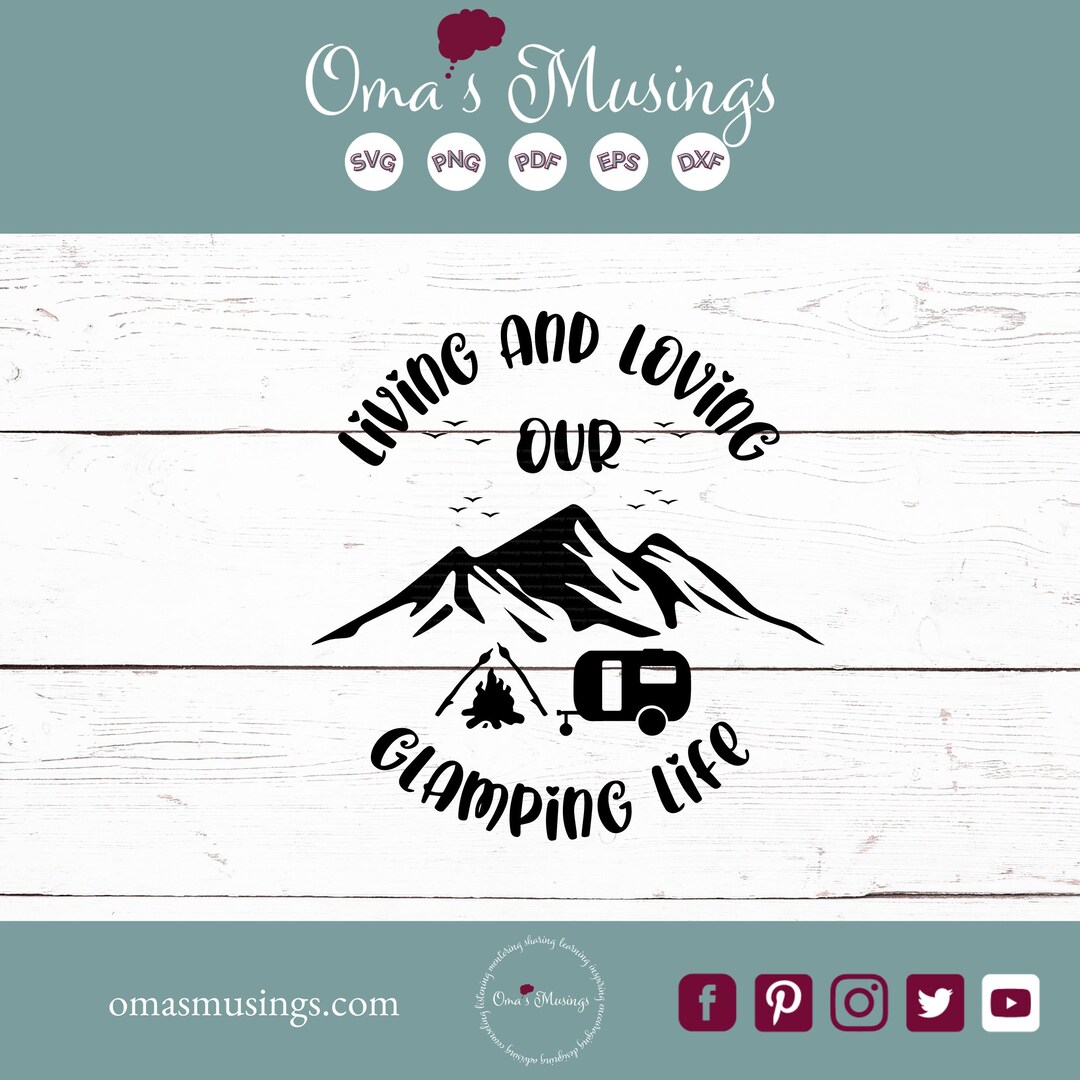 Camping Mug SVG Camping Life SVG Glamping Life SVG Rv Etsy