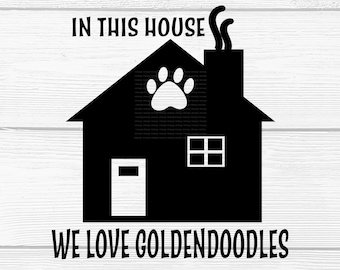 Goldendoodle SVG - Doormat Svg - Dog Mug Svg - Doodle SVG - We Love Goldendoodles Svg - Digital Download - Cricut - Sublimation File