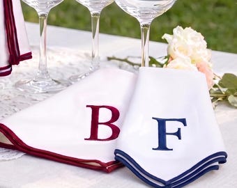 Custom-Embroidered Glass Drying Towel,Personalized Wine Glass Cloth, Monogrammed Stemware Cleaning Cloth, Gift for Wine Lovers S07