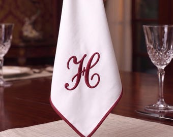 Personalized Embroidered Monogrammed Wine Glass Polishing Cloth, Custom Stemware Drying Towel, Gift for Wine Lovers S07