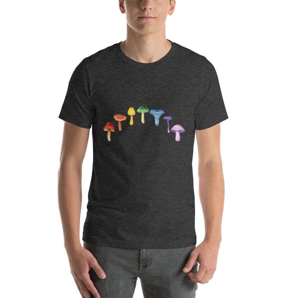 rainbow mushroom shirt