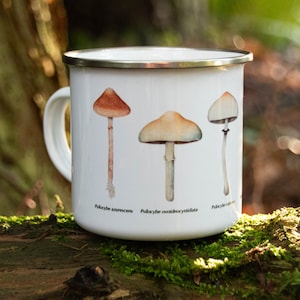 Magic Mushroom Camping Mug - Psilocybe Species