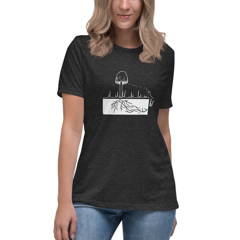 Women's Mushroom Life Cycle T-Shirt image 1