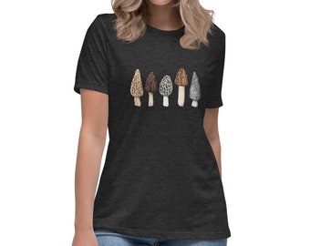 Women's Mushroom Shirt - Morels