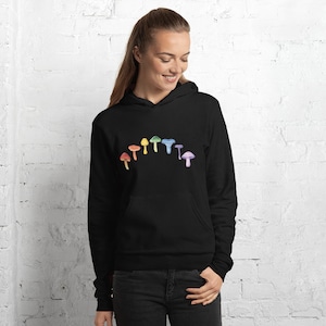 Rainbow Mushroom Hoodie Unisex