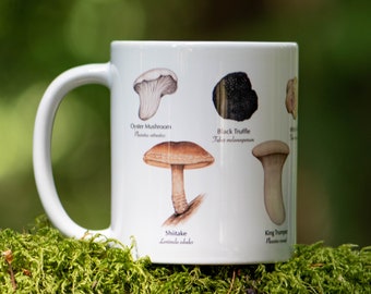 Mushroom Mug - Gourmet Edible Mushroom Decor