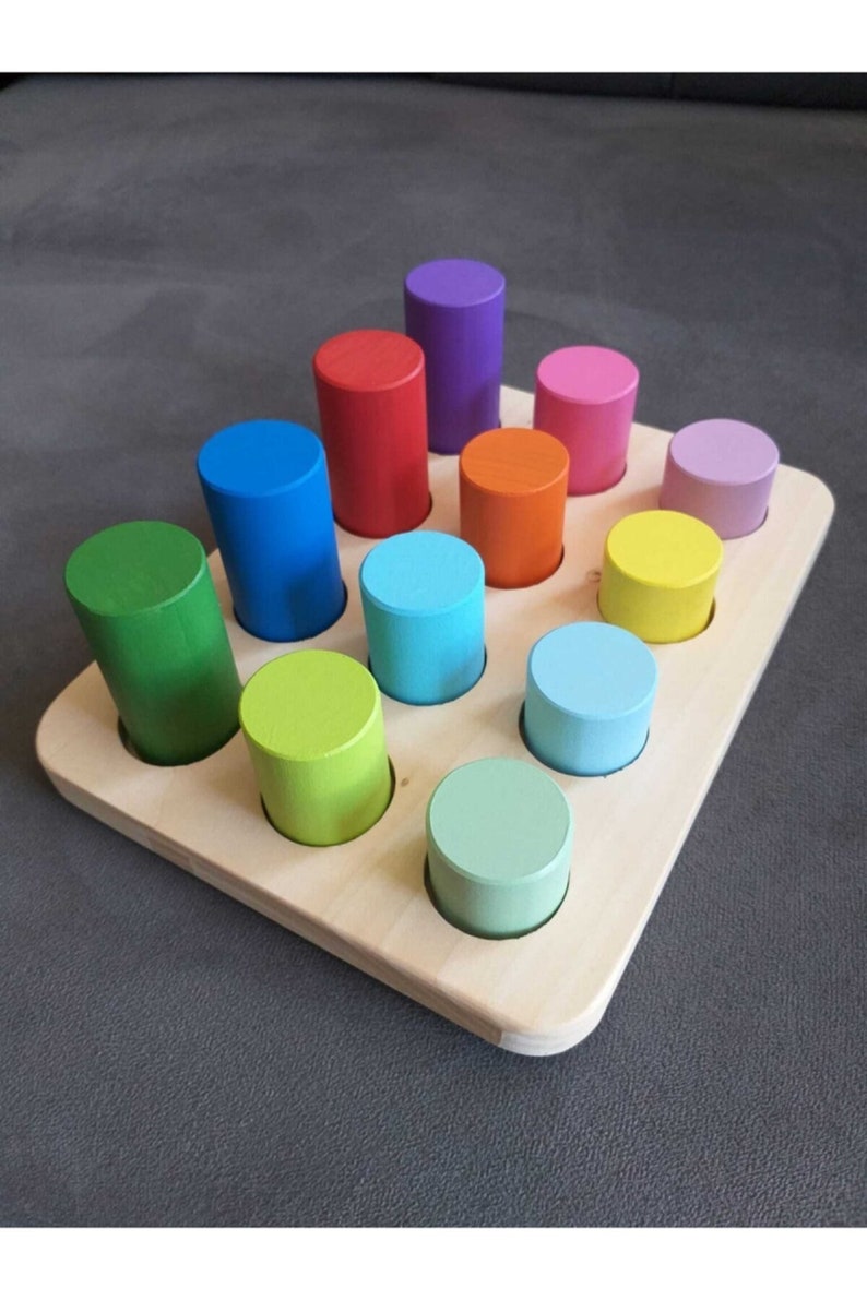 Montessori Matching Board Cylinders