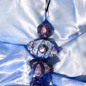 The All Seeing Eye Wall Hanging Clay Sculpture