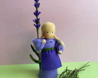 Flower Child Lavender Waldorf Art