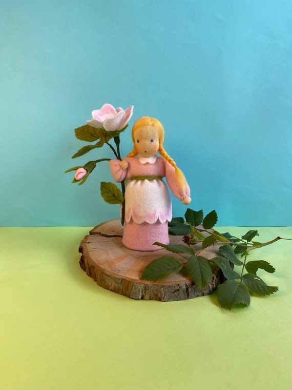 wild rose toy Flower Child Wild Rose Waldorf Style