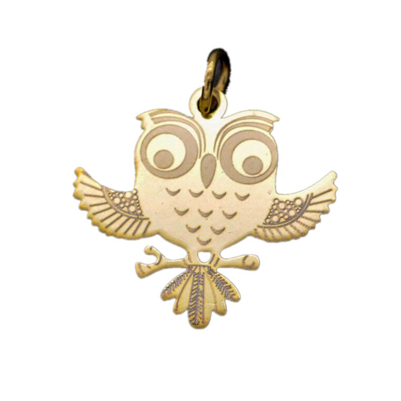 520pcs Stainless Steel Owl silver Color Pendants Making DIY Handmade Finding Jewelry For Bracelet 23X20MM