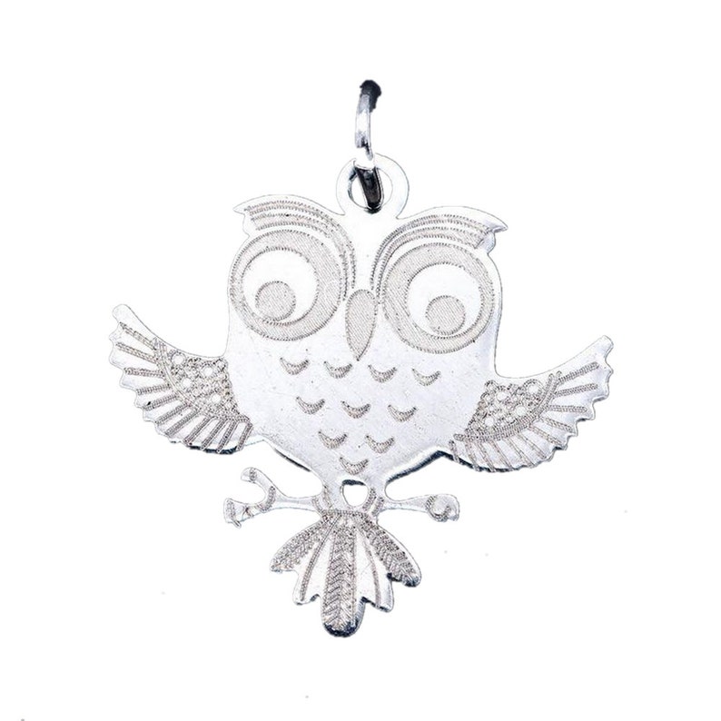 520pcs Stainless Steel Owl silver Color Pendants Making DIY Handmade Finding Jewelry For Bracelet 23X20MM