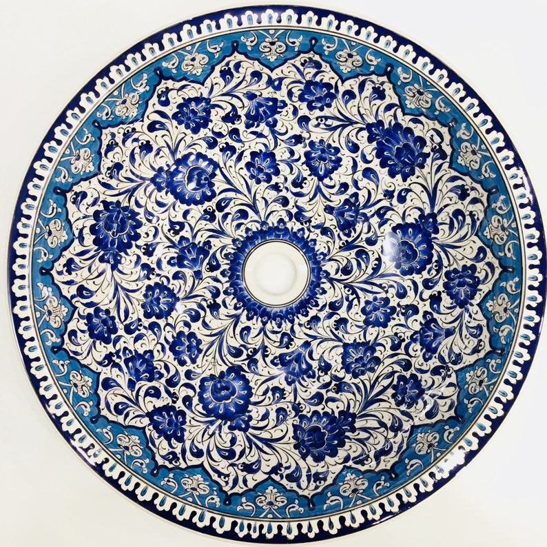 10'' 18'' Turkish Ceramic Bathroom Vanity Etsy