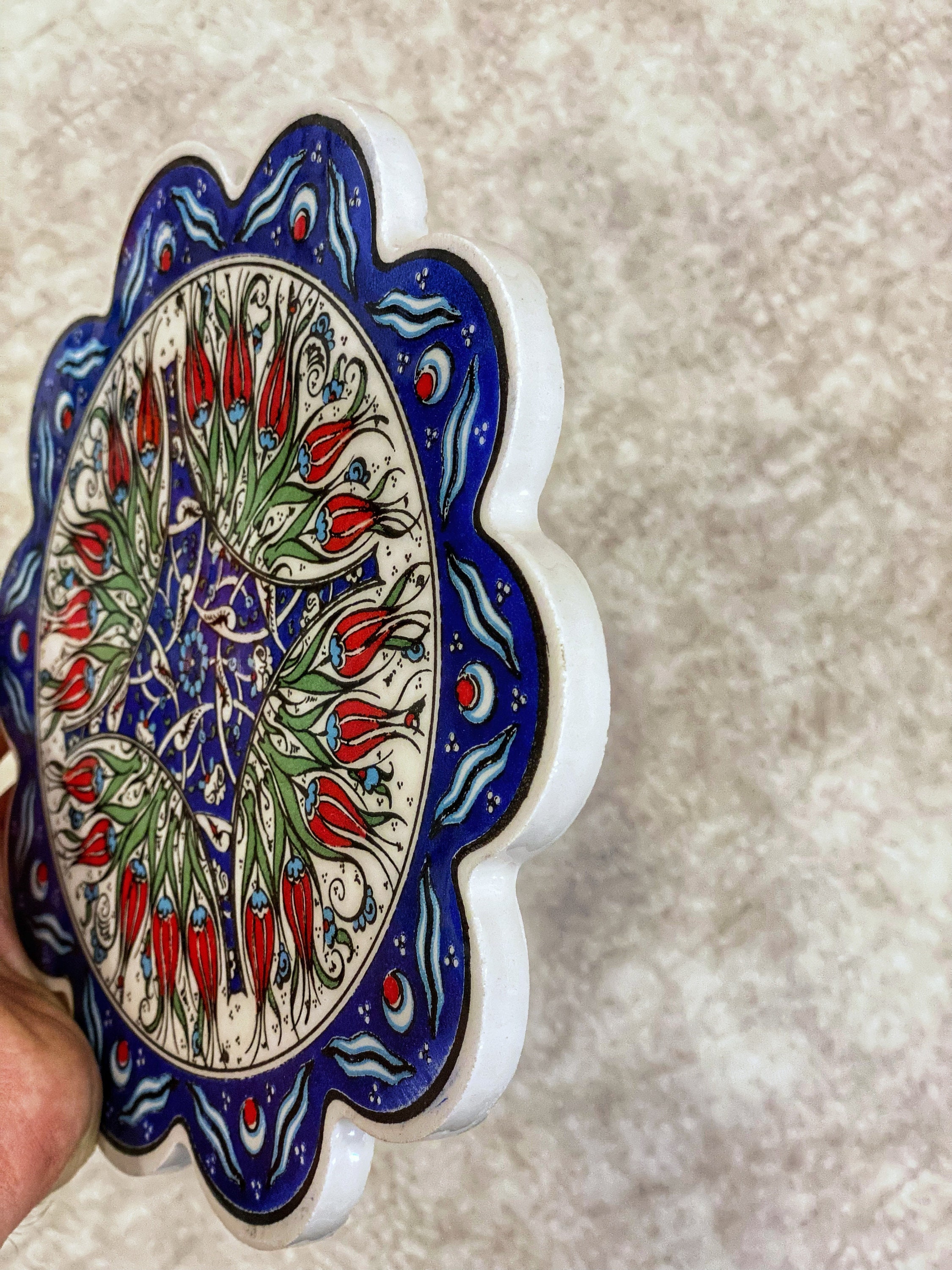 Dekoratives Keramik Untersetzer 7 Fliesenuntersetzer | Etsy