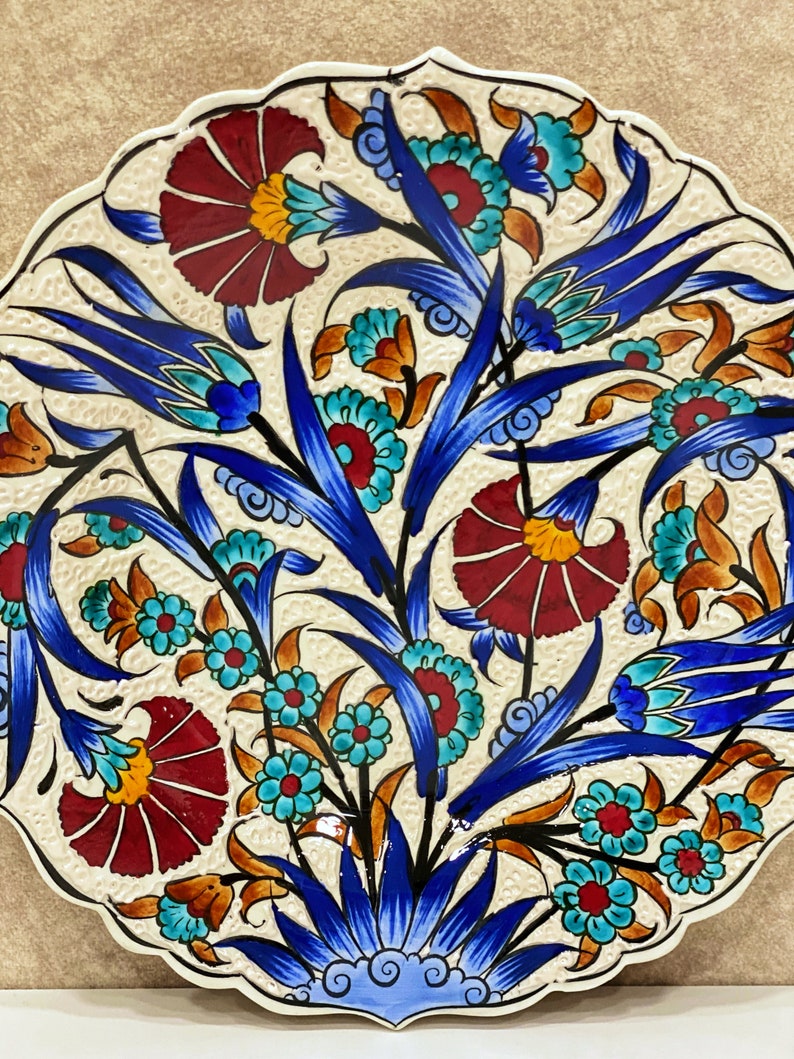 10'' Decorative Wall Hanging Plate Hand Painted Etsy