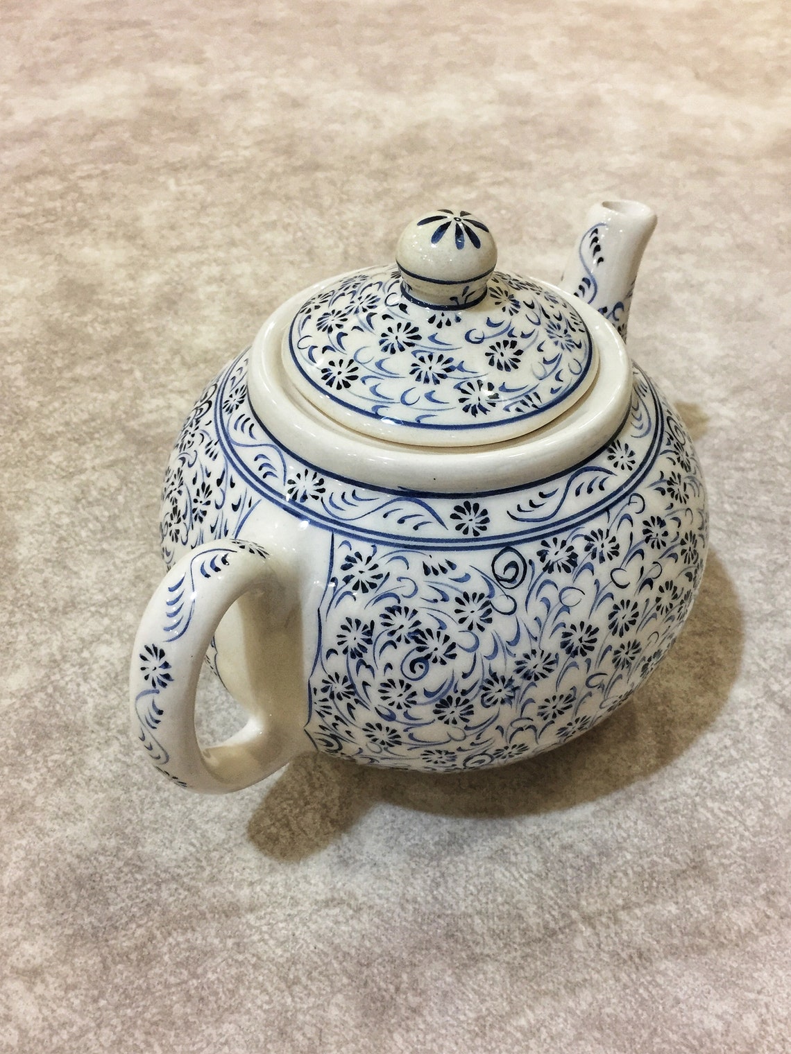 Turkish Ceramic Tea Pot Ceramic Tea Pot Turkish Ceramic Tea Etsy