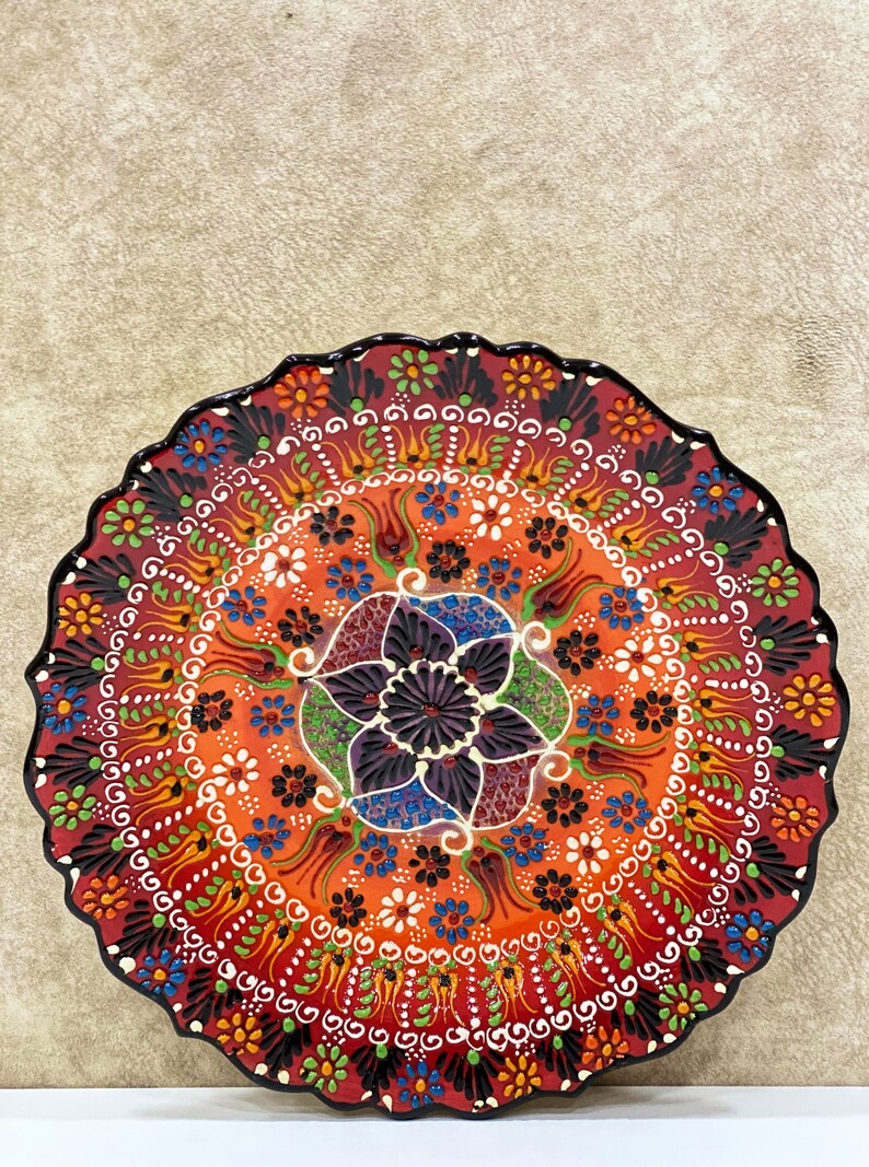 12'' Decorative Wall Plate for Wall Hanging Turkish Etsy