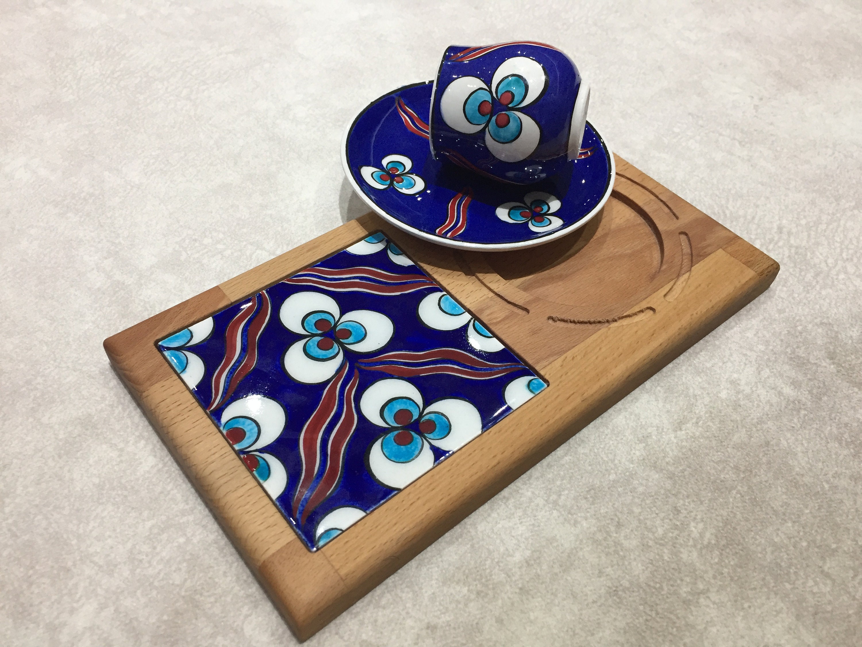 Mandala TrayKitchen Coffee DecorWood Tray For Coffee Table | Etsy
