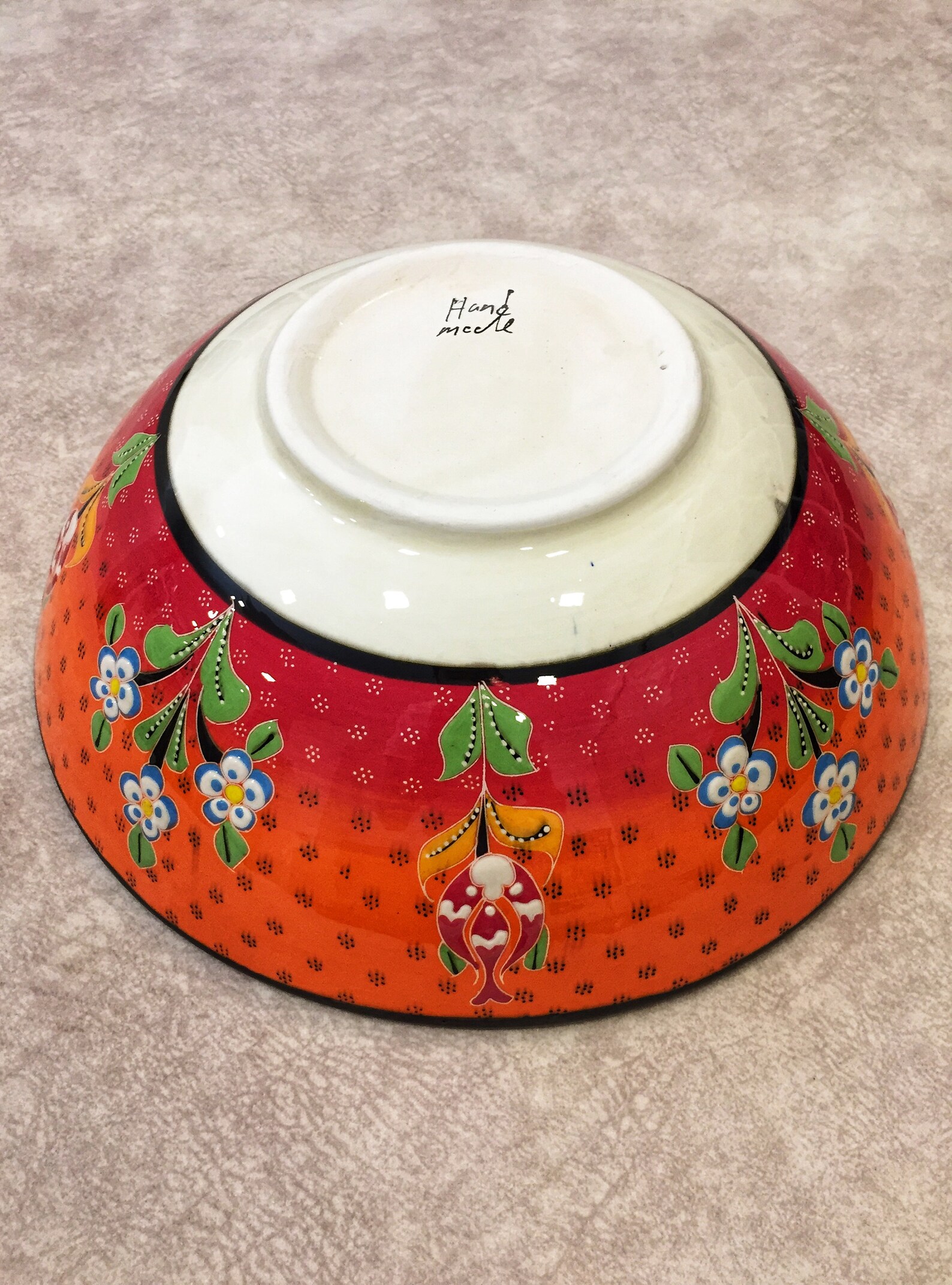 12'' große dekorative Schale bunte Schale dekorative | Etsy