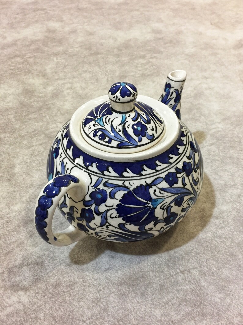 Turkish Ceramic Tea Pot Ceramic Tea Pot Turkish Ceramic Tea Etsy