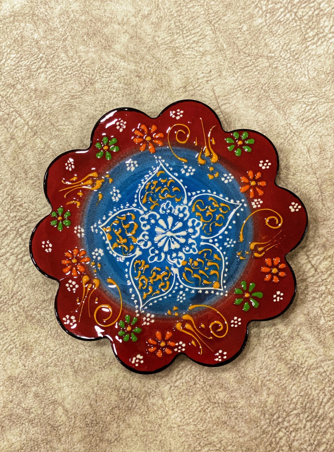 Decorative Ceramic Kitchen Trivet 7 Ceramic Trivet Etsy