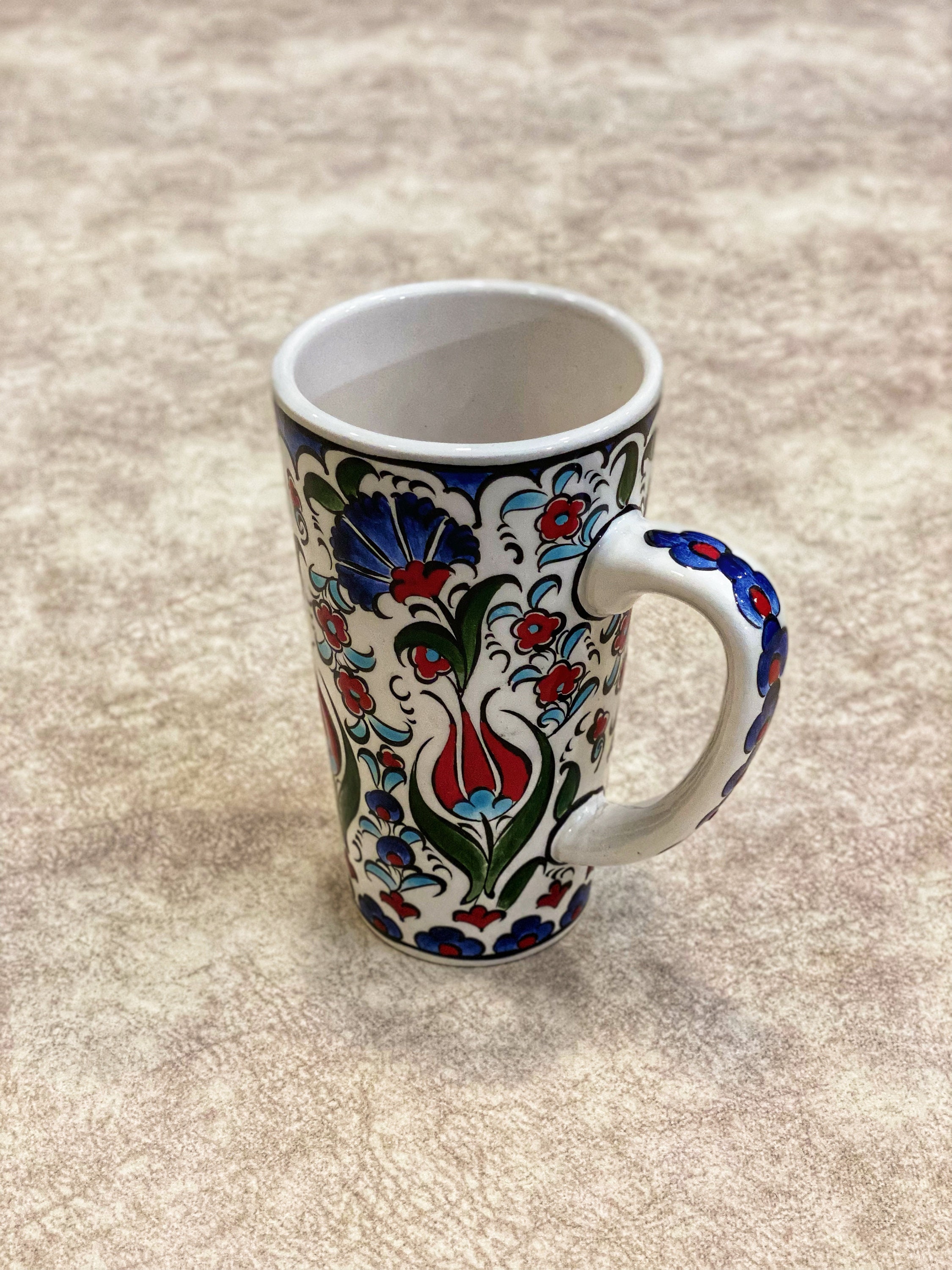 Turkish Ceramic Latte Mug Handmade Ceramic Coffee Mug Etsy Uk