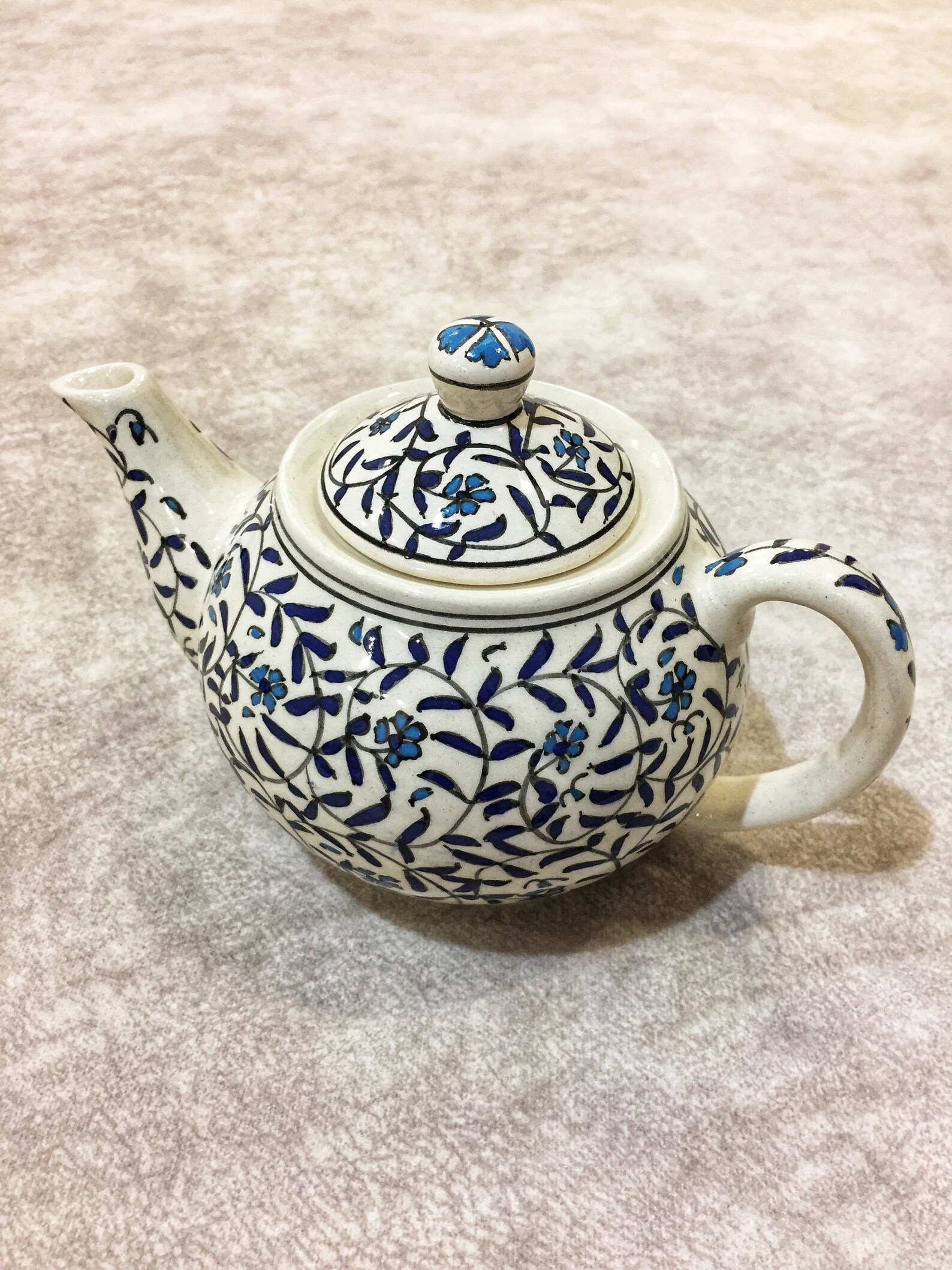 Turkish Ceramic Tea Pot Ceramic Tea Pot Turkish Ceramic Tea Etsy