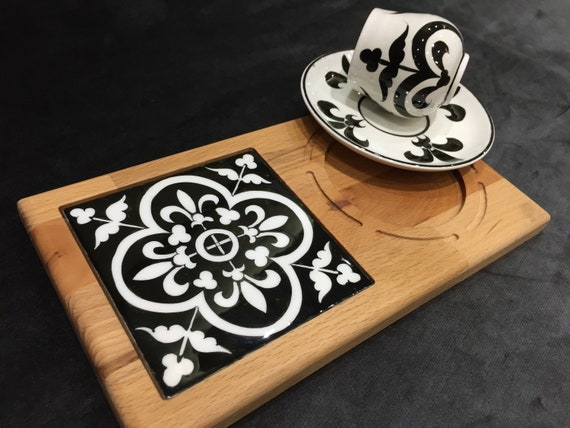 Turkish ceramic coasters - traditional Ottoman designs - mix and match
