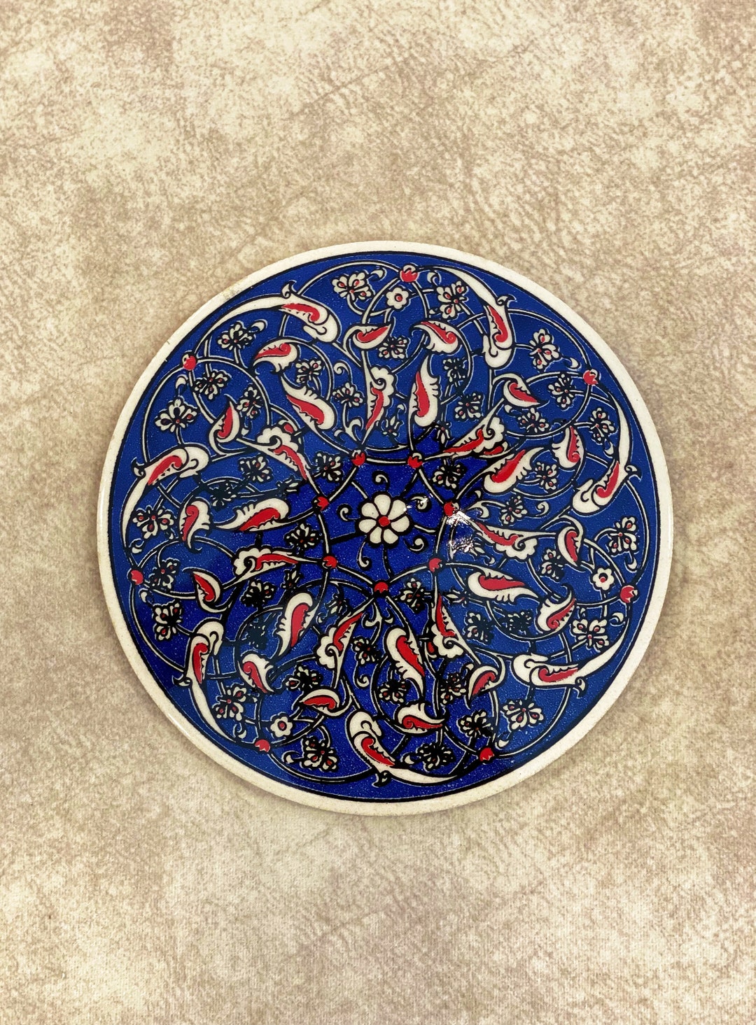 Decorative Ceramic Trivet 7 Tile Trivet Ceramic Etsy