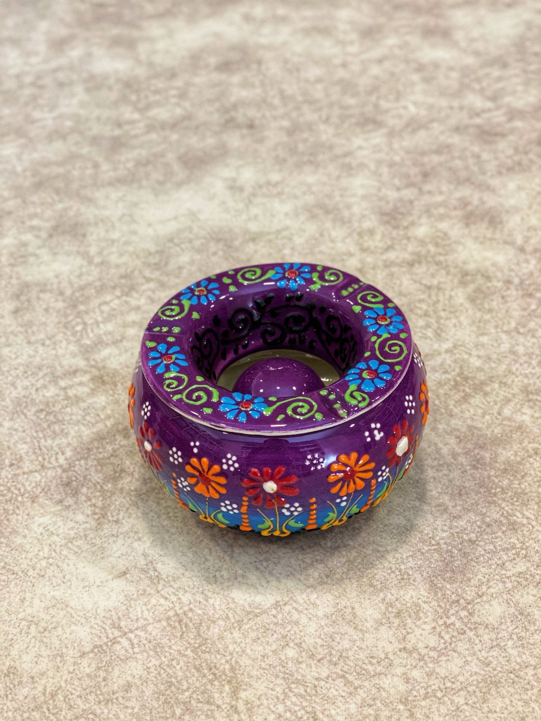 Large Handmade Ceramic Ashtray Etsy