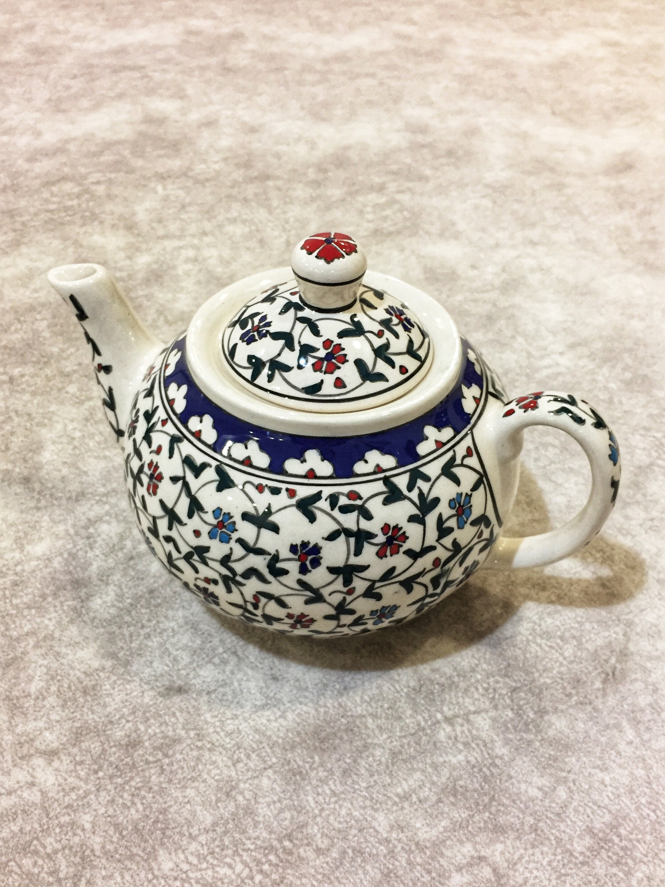 Turkish Ceramic Tea Pot Ceramic Tea Pot Turkish Ceramic Tea Etsy