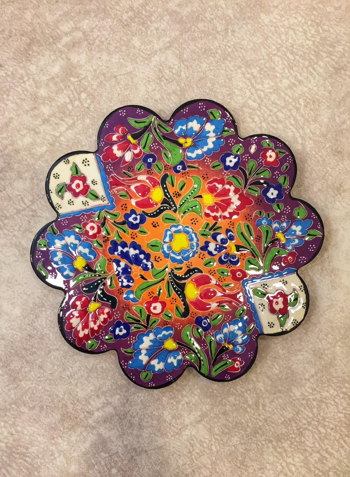 Decorative Ceramic Kitchen Trivet 7 Ceramic Trivet Etsy