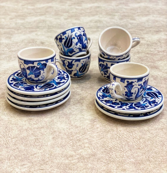 Espresso Cups Saucers Sets  Ceramic Coffee Cup Saucer Set