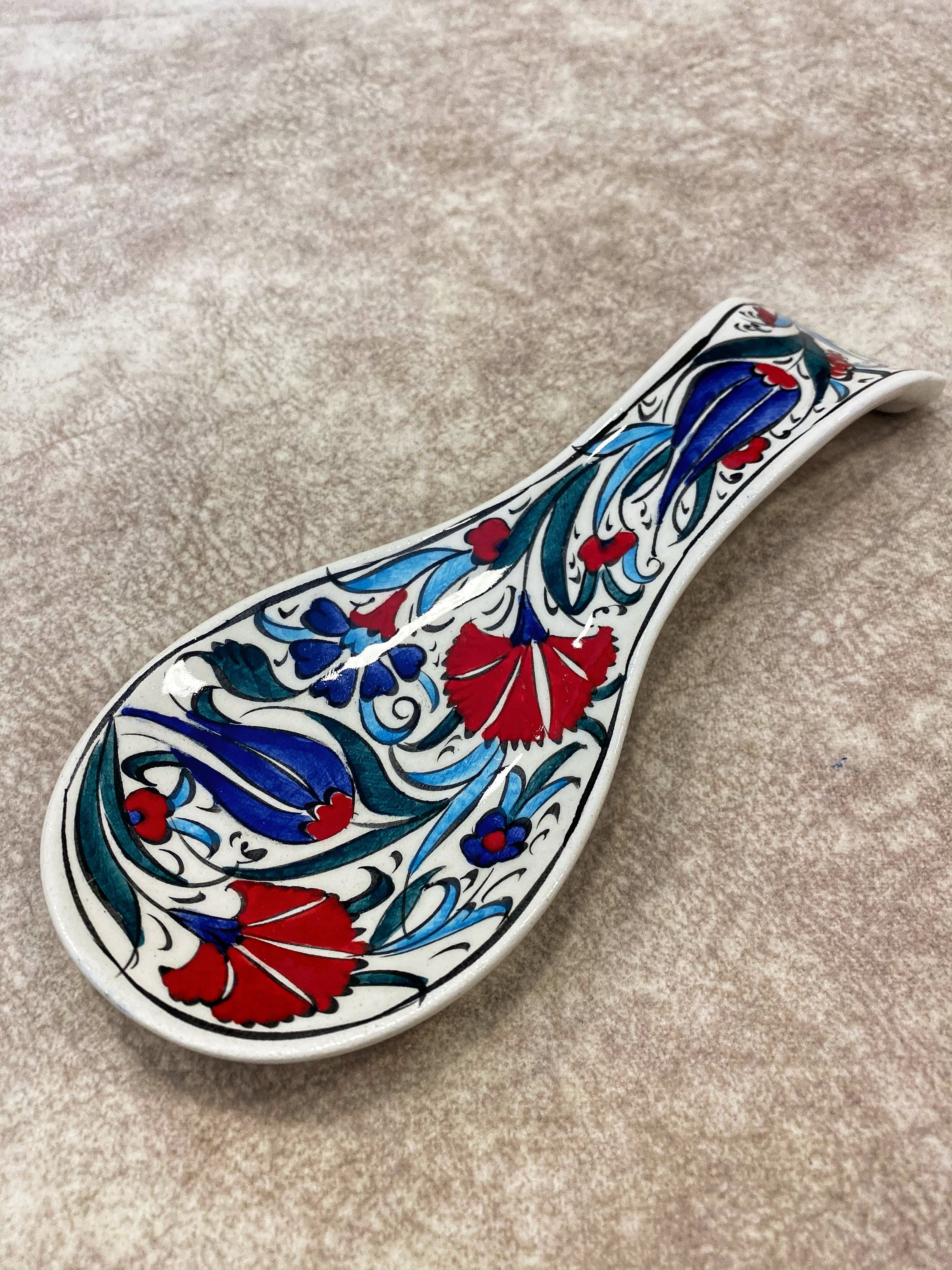 Türkischer Keramik Löffelauflage handgemachter Keramik | Etsy