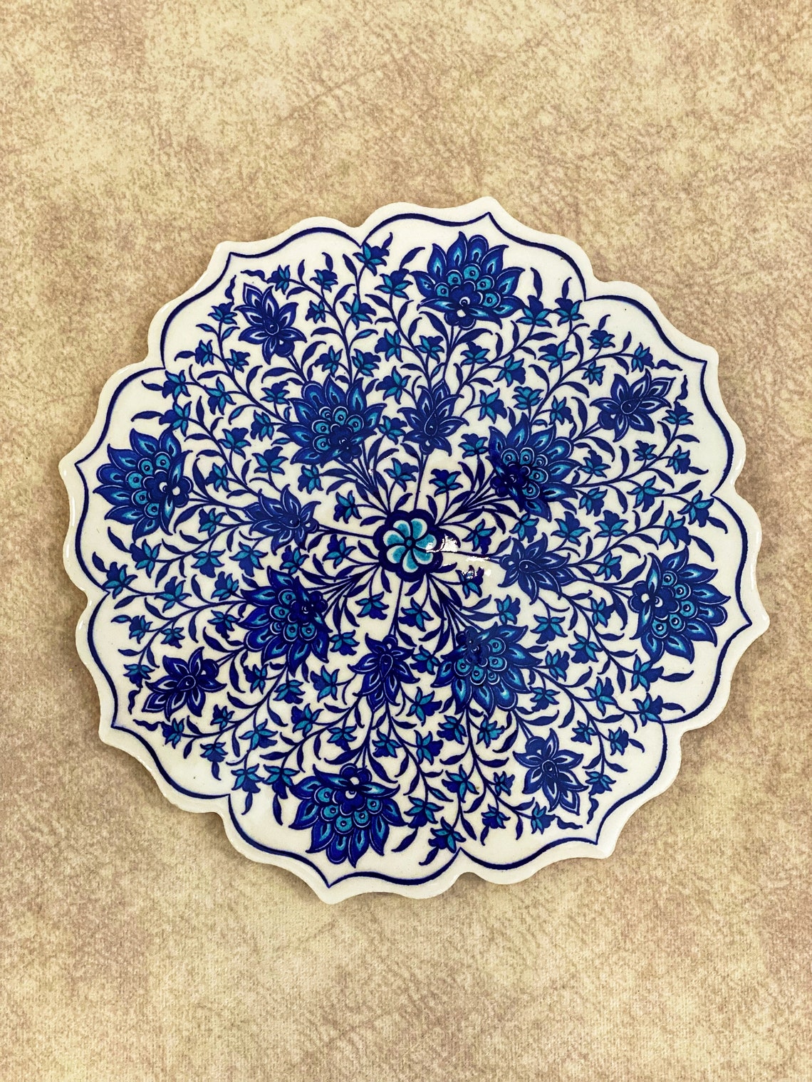 Decorative Ceramic Kitchen Trivet 7 Ceramic Trivet Etsy