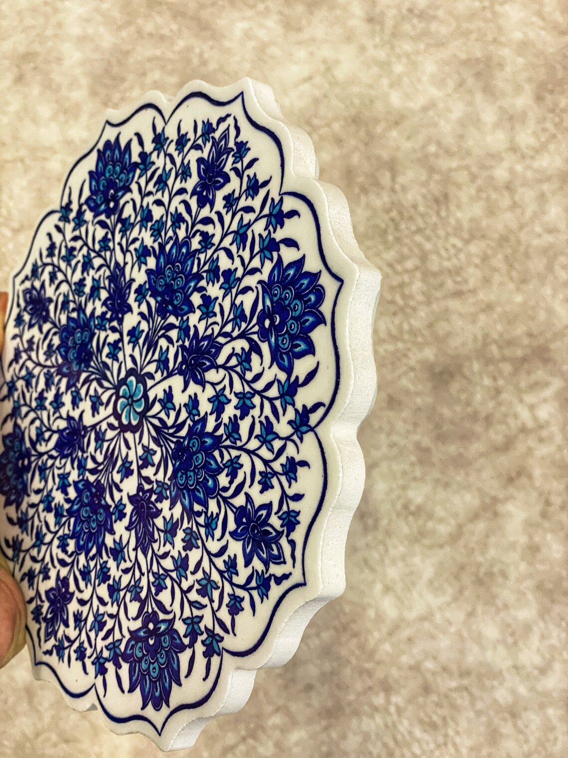 Decorative Ceramic Kitchen Trivet 7 Ceramic Trivet Etsy