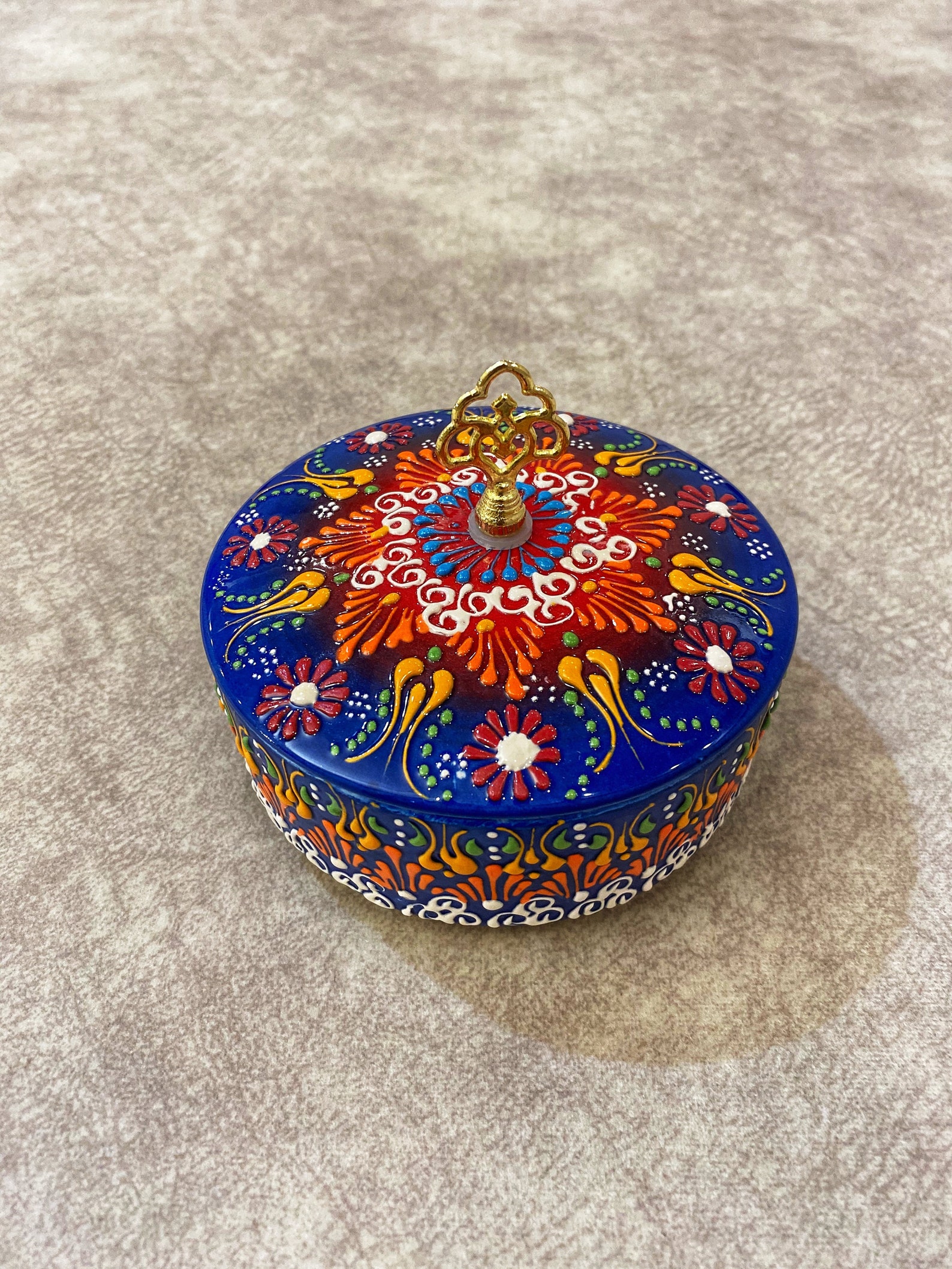 Turkish Sugar Bowl With Lid Turkish Ceramic Bowl Sugar Jar Etsy