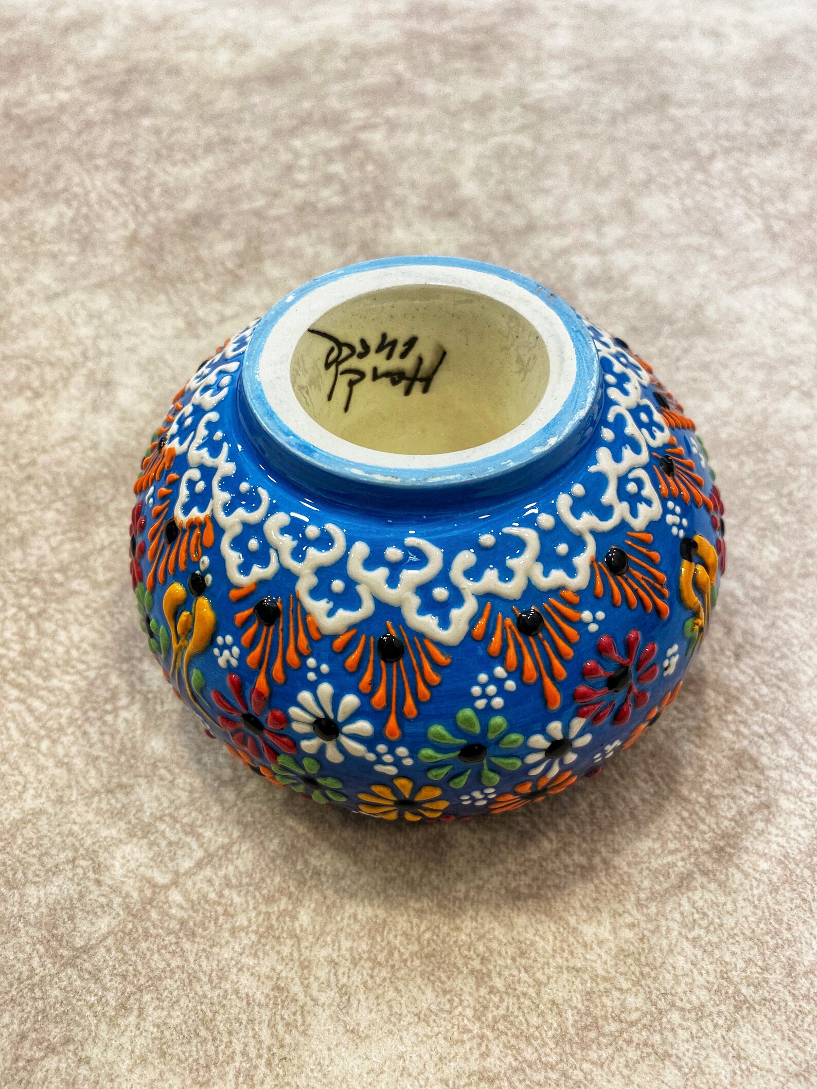 Large Handmade Ceramic Ashtray Etsy