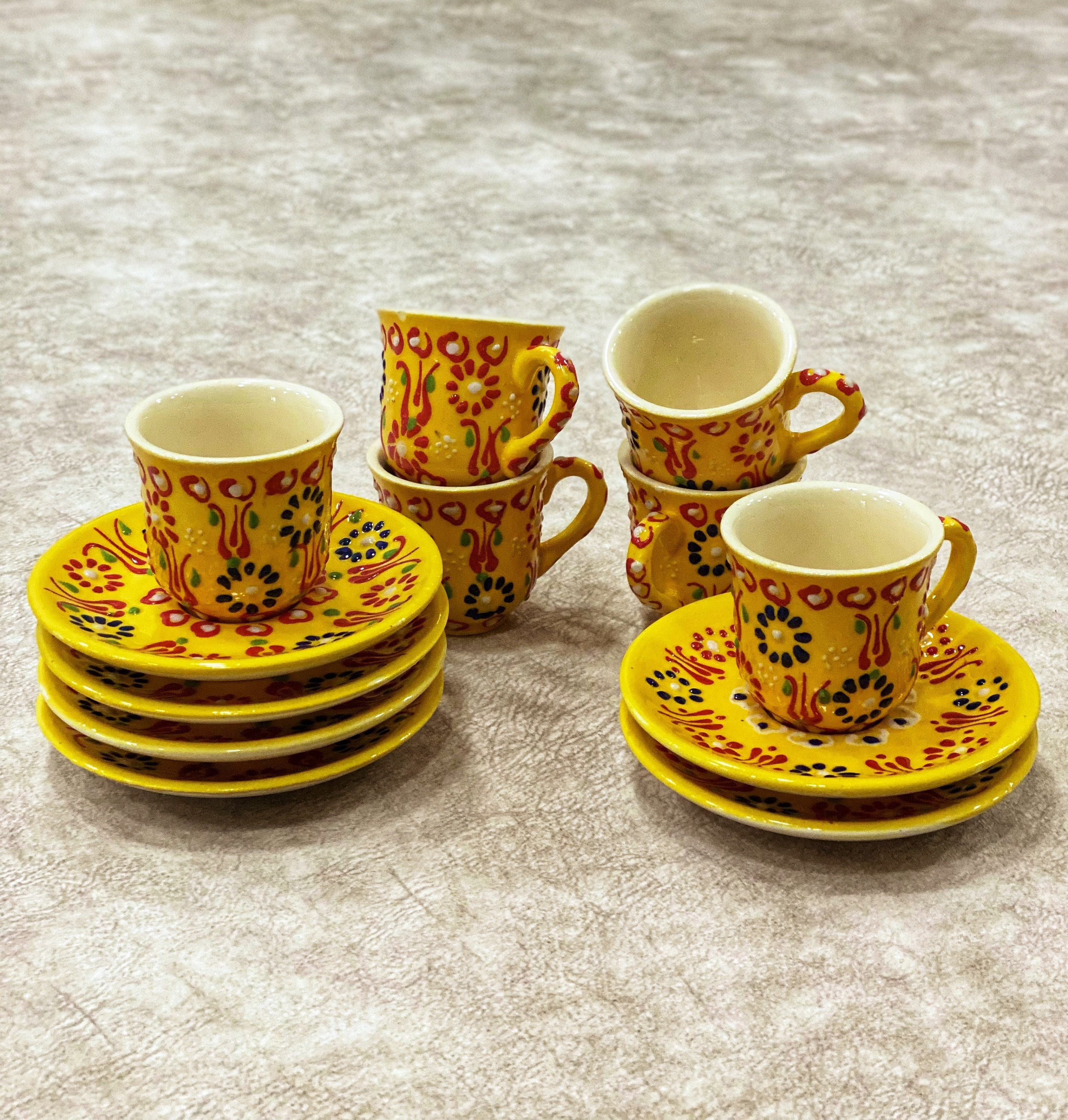 EP Porcelain Cappuccino Cup & Saucer (6oz) - Set of 2