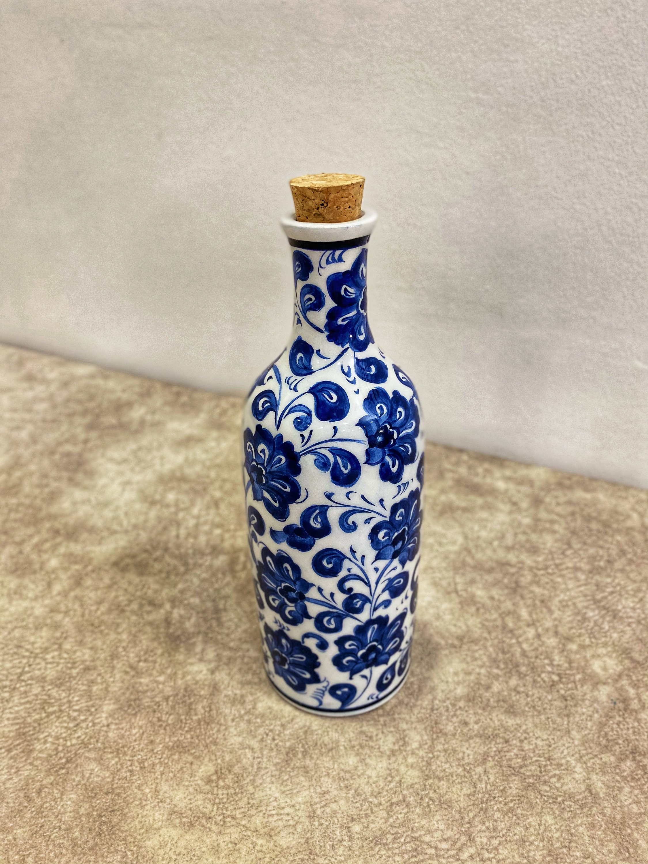 Turkish Ceramic Olive Oil Bottle Oil Bottle Ceramic Bottle Etsy