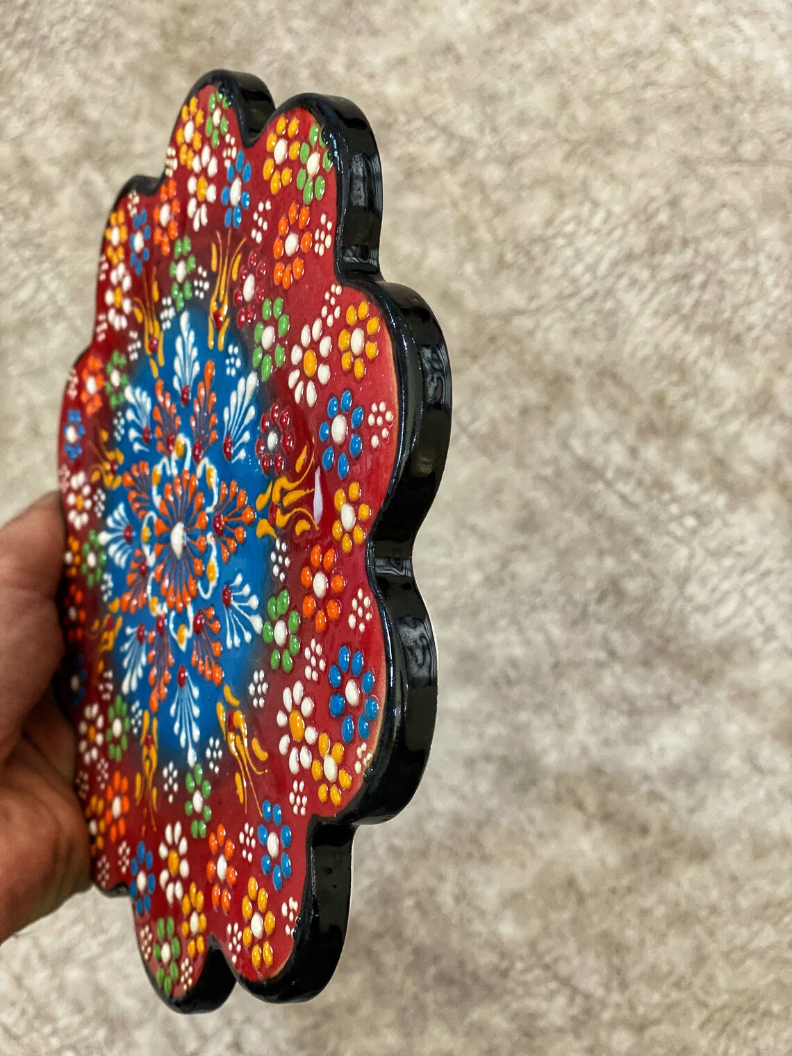 Decorative Ceramic Kitchen Trivet 7 Ceramic Trivet Etsy