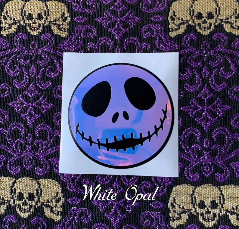 Nightmare Before Christmas Car Decal // Jack Skellington Vinyl Etsy