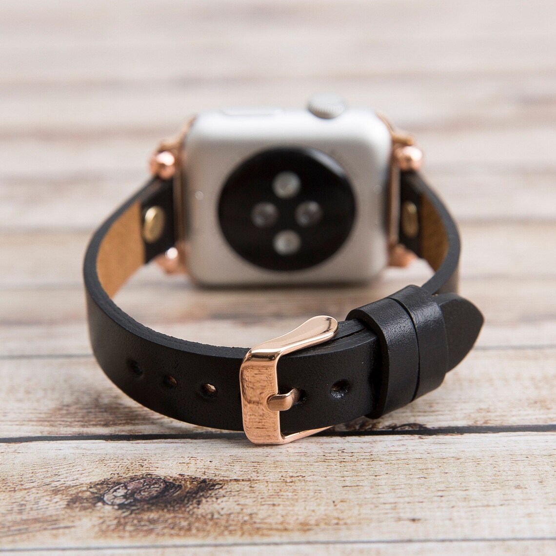 Leather apple watch band unique colorful iwatch simple strap Etsy