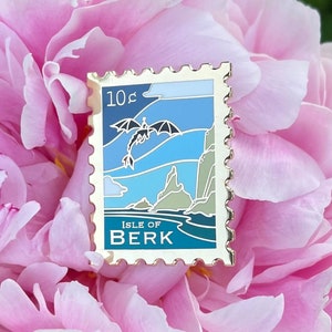 Isle of Berk Stamp -- How to Train Your Dragon Enamel Pin