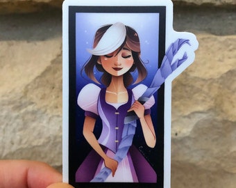 Claire Nuñez Sticker; Trollhunters: Tales of Arcadia vinyl stickers