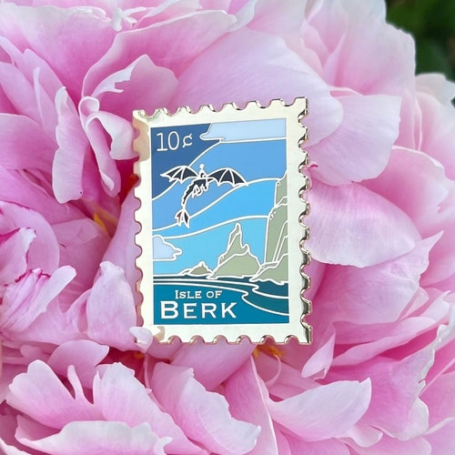 Isle of Berk Stamp -- How to Train Your Dragon Enamel Pin