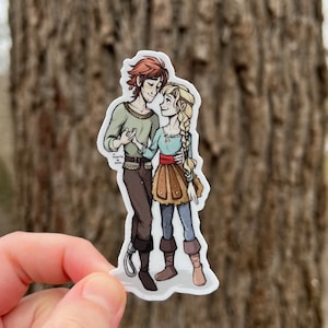 Hiccup and Astrid — Vinyl Sticker — How to Train Your Dragon