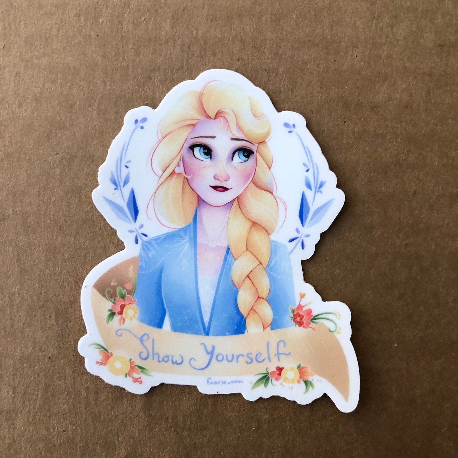 Frozen 2 Disney Elsa Vinyl Sticker Etsy